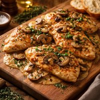 Chicken in Sherry Mushroom Sauce