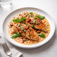 Chicken in Tomato Basil Cream