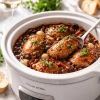 Chicken in Wine Crock Pot