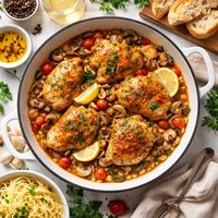 Chicken in Wine Sauce