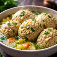 Chicken Kneidlach Chicken Matzo Balls