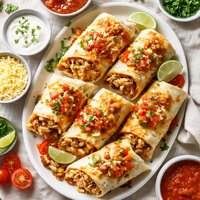 Chicken Lasagna Burritos