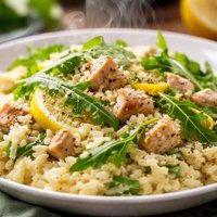 Chicken Lemon and Rocket Risotto