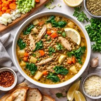 Chicken Lentil Soup