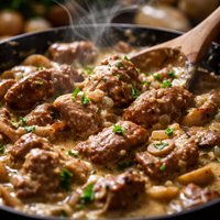 Chicken Liver Stroganoff