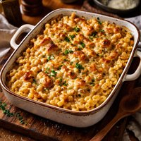 Chicken Macaroni Cheese Bake