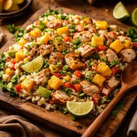 Chicken Mango and Rice Salad