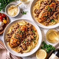 Chicken Marsala for Two