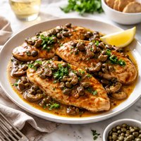 Chicken Marsala with Capers