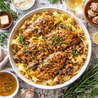 Chicken Marvalasala and Papardelle with Rosemary Gravy Rachael