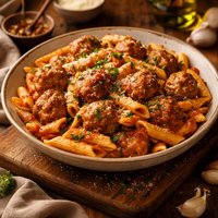 Chicken Meatball Penne