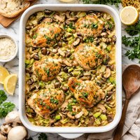 Chicken Mushroom Leek Casserole