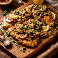 Chicken Mushroom Piccata