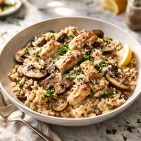 Chicken Mushroom Risotto