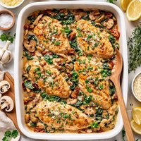 Chicken N Mushroom Casserole a La Joy