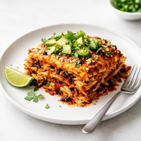 Chicken or Beef Enchilada Casserole