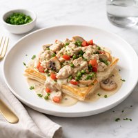 Chicken or Turkey a La King