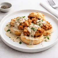 Chicken Over Biscuits