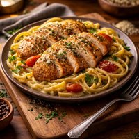 Chicken Over Pasta