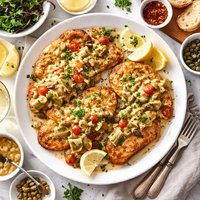 Chicken Paillards with Artichokes Dijon Sauce