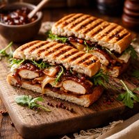 Chicken Panini with Fig Jam