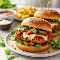 Chicken Parmburgers