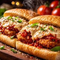 Chicken Parmesan Heroes