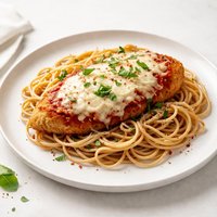 Chicken Parmesan with Whole Wheat Pasta