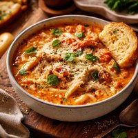 Chicken Parmigiano Soup