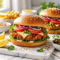 Chicken Pattie Sandwiches