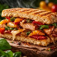 Chicken Pepper Panini