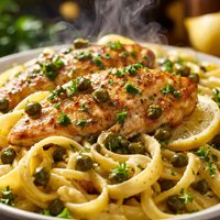 Chicken Piccata Fettuccine