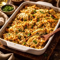Chicken Pierogies Casserole