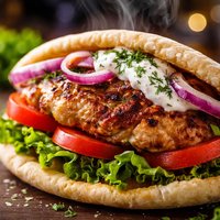 Chicken Pita Burger