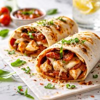Chicken Pizza Wrap