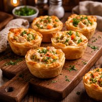 Chicken Pot Pie Cupcakes