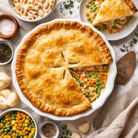 Chicken Pot Pie with 2 Crusts