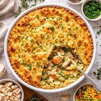 Chicken Pot Pie with Potato Crust