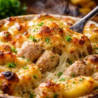 Chicken Potato Au Gratin