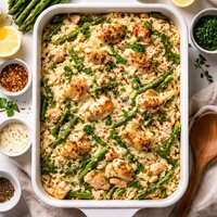 Chicken Rice Asparagus Casserole
