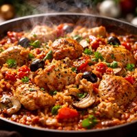 Chicken Rice Cacciatore