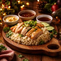 Chicken Rice for Christmas