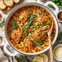 Chicken Rosemary and White Bean Stew