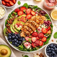 Chicken Salad Strawberry Vinaigrette Plus