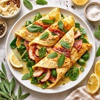 Chicken Saltimbocca Crepes