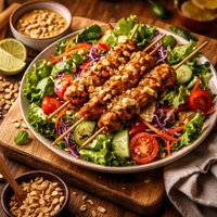 Chicken Satay Salad