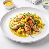 Chicken Saute with Mango Sauce