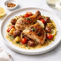 Chicken Scarpariello Roast Chicken in Lemon Wine