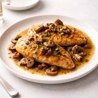 Chicken Sherry Easy and Super Delicious