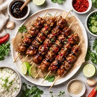 Chicken Skewered with Ketjap Manis